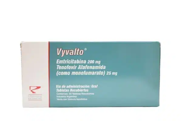 EMTRICITABINA+TENOFOVIR ALAFENAMIDA 200MG+25MG TAB (VYVALTO) - LABORATORIOS RICHMOND