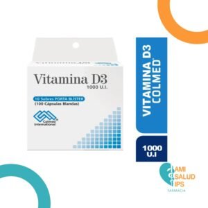 VITAMINA D3 1000 UI CAPSULA BLANDA COLMED