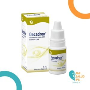 DEXAMETASONA 0.1% + NEOMICINA 0.35% SOLUCION OFTALMICA FRASCO*5ML DECADRON