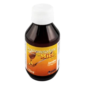DEXTROMETORFANO 15MG/5ML JARABE CON MIEL FRASCO *120ML LICOL