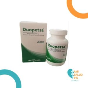 EMTRICITABINA + TENOFOVIR (200+300) MG TABLETA RECUBIERTA  DUOPETSA