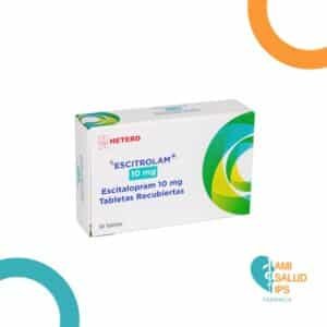 ESCITROLAM ESCITALOPRAM 10MG TABLETA HETERO