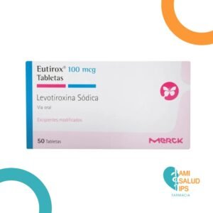 LEVOTIROXINA SODICA 100MCG TABLETA EUTIROX
