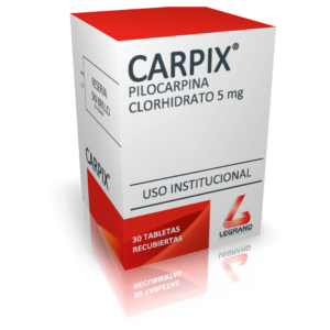 PILOCARPINA CLORHIDRATO 5MG TABLETA RECUBIERTA CARPIX