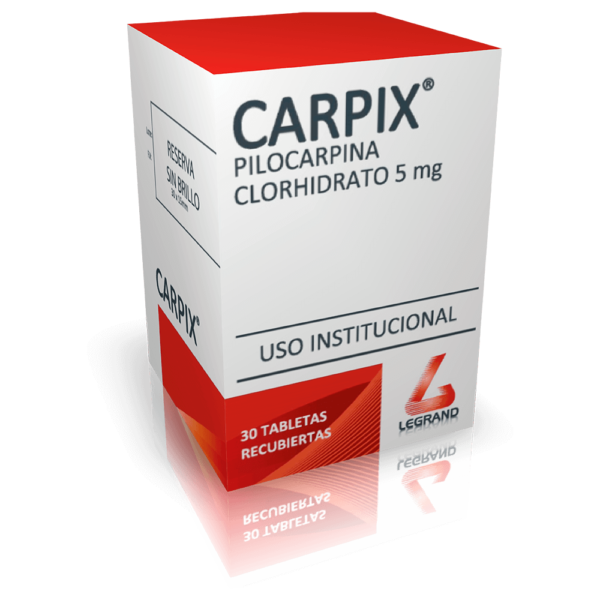 PILOCARPINA CLORHIDRATO 5MG TABLETA RECUBIERTA CARPIX