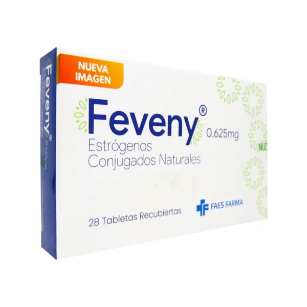 ESTROGENOS CONJUGADOS 0.625MG TABLETAS FEVENY