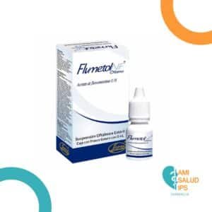 ACETATO DE FLUOROMETOLONA 0.1% SUSPENSION OFTALMICA FRASCO*5ML FLUMETOL NF OFTENO