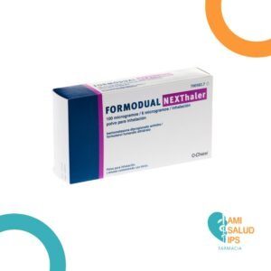 BECLOMETASONA DIPROPIONATO + FORMOTEROL 200/6 MICROGRAMOS CAJA X 1 INHALADOR  X 120 PULSACIONES FORMODUAL NEXTHALER