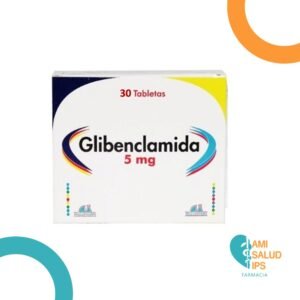GLIBENCLAMIDA 5MG TABLETA ANGLOPHARMA