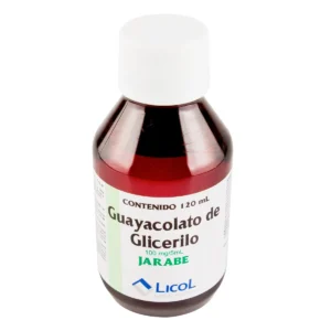 GUAYACOLATO DE GLICERILO 100MG/5ML JARABE FRASCO*120ML LICOL