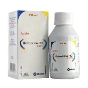 HIDROXICINA HCI 0.25% JARABE FRASCO*120ML ANGLOPHARMA