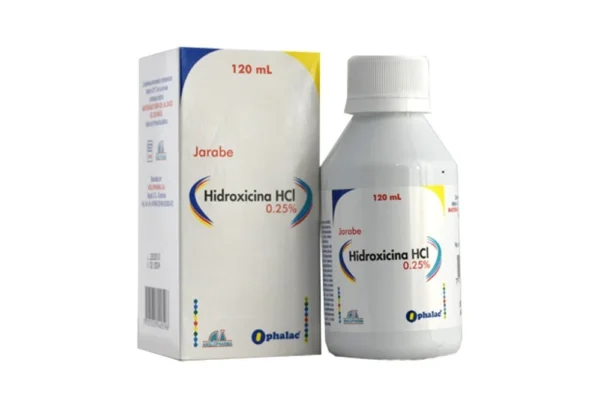 HIDROXICINA HCI 0.25% JARABE FRASCO*120ML ANGLOPHARMA
