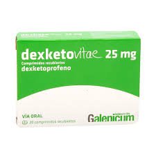 DEXKETOPROFENO 25MG TABLETA RECUBIERTA DESKETOVITAE