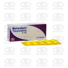 TIZANIDINA 4MG TABLETA RELAXKOV