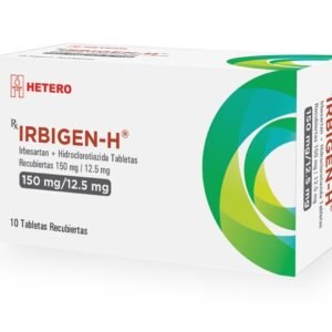 IRBESARTAN 150MG + HIDROCLOROTIAZIDA 12.5MG TABLETA RECUBIERTA IRBIGEN H