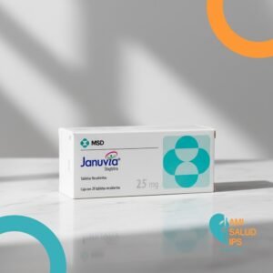 JANUVIA 25MG SITAGLIPTINA 25MG C*28 TABLETAS RECUBIERTAS MSD