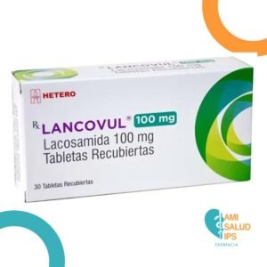 LACOSAMIDA 100MG CAJA X 30 TABLETAS RECUBIERTAS LANCOVUL