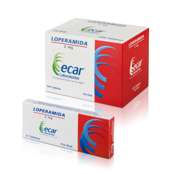 LOPERAMIDA 2MG TABLETA ECAR