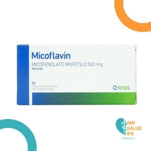 MICOFENOLATO MOFETILO 500MG COMPRIMIDOS RECUBIERTOS MICOFLAVIN