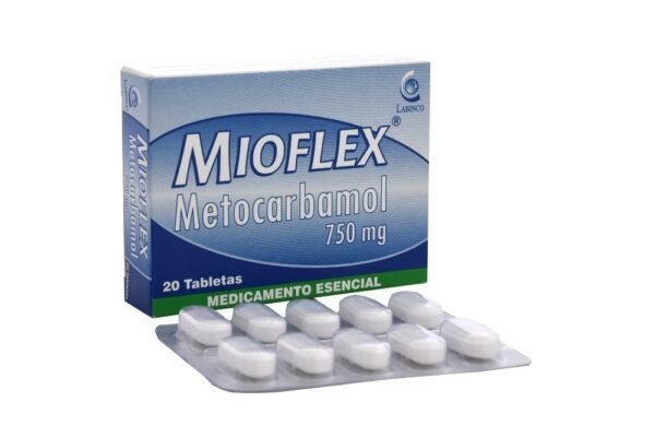 METOCARBAMOL 750MG TABLETA MIOFLEX