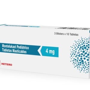 MONTELUKAST PEDIATRICO 4MG TABLETA MASTICABLE HETERO