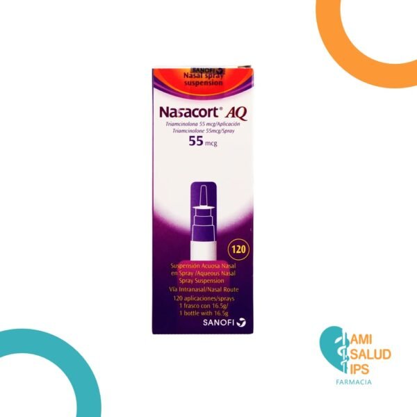 TRIAMCINOLONA SPRAY NASAL 55 MCG/APLICACION NASACORT AQ SANOFI