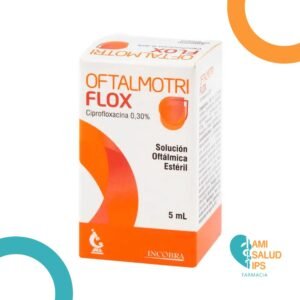 CIPROFLOXACINO 0.30% SOLUCION OFTALMICA FRASCO*5ML OFTALMOTRIFLOX