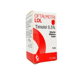 TIMOLOL MALEATO 0.5% SOLUCION OFTALMICA FRASCO*5ML OFTALMOTRILOL