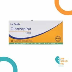 OLANZAPINA 10MG TABLETA RECUBIERTA LA SANTE