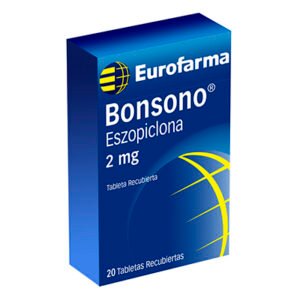 ESZOPICLONA 2MG TABLETAS RECUBIERTA BONSONO