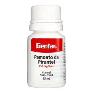 PAMOATO DE PIRANTEL 250MG/5ML SUSPENSION ORAL FRASCO*15ML GENFAR