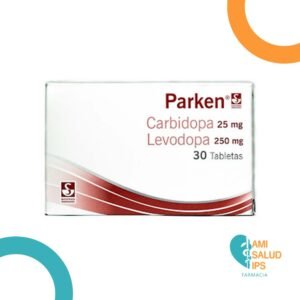 CARBIDOPA 25MG LEVODOPA 250MG CAJA X 30 TABLETAS PARKEN