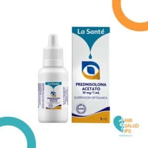 PREDNISOLONA 10mg/1ml  SUSPENSION OFTALMICA FRASCO X 5 ML LA SANTE