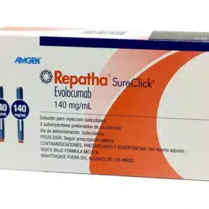 EVOLOCUMAB 140 MG/ML SOLUCION INYECTABLE REPATHA SURE CLICK