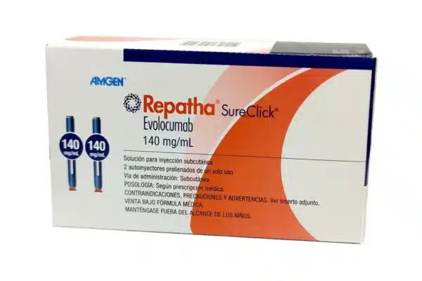 EVOLOCUMAB 140 MG/ML SOLUCION INYECTABLE REPATHA SURE CLICK