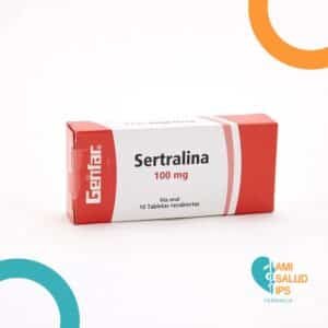 SERTRALINA 100MG C*10 TABLETAS RECUBIERTAS GENFAR