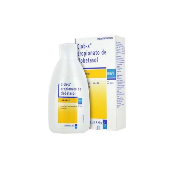 CLOBETASOL 0.05% SHAMPOO USO TOPICO FRASCO*125ML CLOB-X GALDERMA