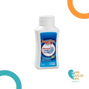 ALGINATO DE SODIO 5,0%+ BICARBONATO DE SODIO 2,13% + CARBONATO DE CALCIO 3,25%  X 240 ML SUSPENSION SUPREFLUX FORTE DOBLE ACCION ACIDEZ Y REFLUJO SABOR A MENTA