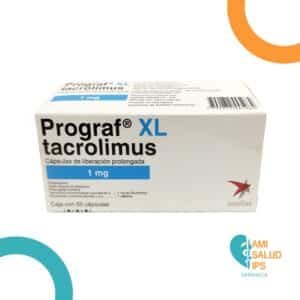 TACROLIMUS 1mg CAPSULA DE LIBERACION PROLONGADA PROGRAF XL