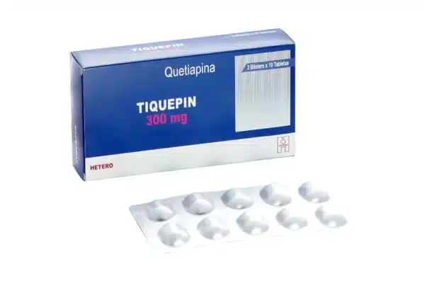 QUETIAPINA 300MG TABLETA TIQUEPIN