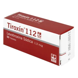 LEVOTIROXINA SODICA 112MCG TABLETA SIGFRIED