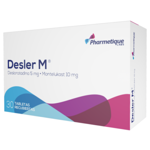 DESLORATADINA 5MG + MONTELUKAST 10MG TABLETA RECUBIERTA DESLER M