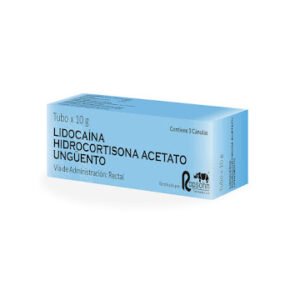 LIDOCAINA - HIDROCORTISONA ACETATO UNGÜENTO RECTAL TUBO*10G ROPSOHN
