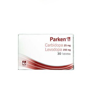 CARBIDOPA 25MG LEVODOPA 250MG CAJA X 30 TABLETAS PARKEN