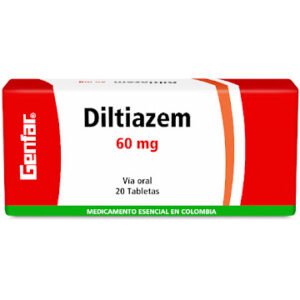 DILTIAZEM 60MG TABLETA GENFAR