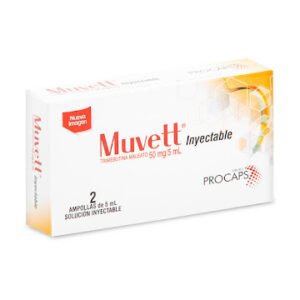 TRIMEBUTINA MALEATO 50mg/5ml SOLUCION INYECTABLE AMPOLLA MUVETT
