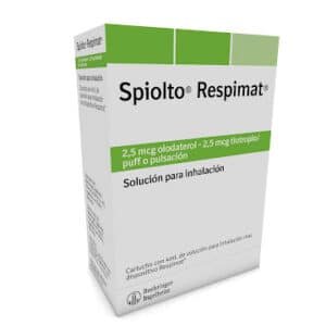 OLODATEROL 2.5MCG / TIOTROPIO 2.5MCG SOLUCION PARA INHALACION SPIOLTO RESPIMAT BOEHRINGER INGELHEIM