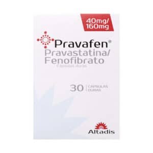 PRAVASTATINA 40MG + FENOFIBRATO 160MG PRAVAFEN CAPSULAS ALTADIS