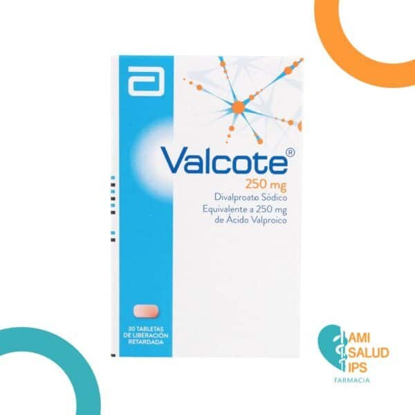 ACIDO VALPROICO 250MG TABLETA DE LIBERACION RETARDADA VALCOTE