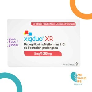 DAPAGLIFLOZINA+METFORMINA 5MG+1000MG TAB LIB PRO (XIGDUO XR) - ASTRAZENECA.